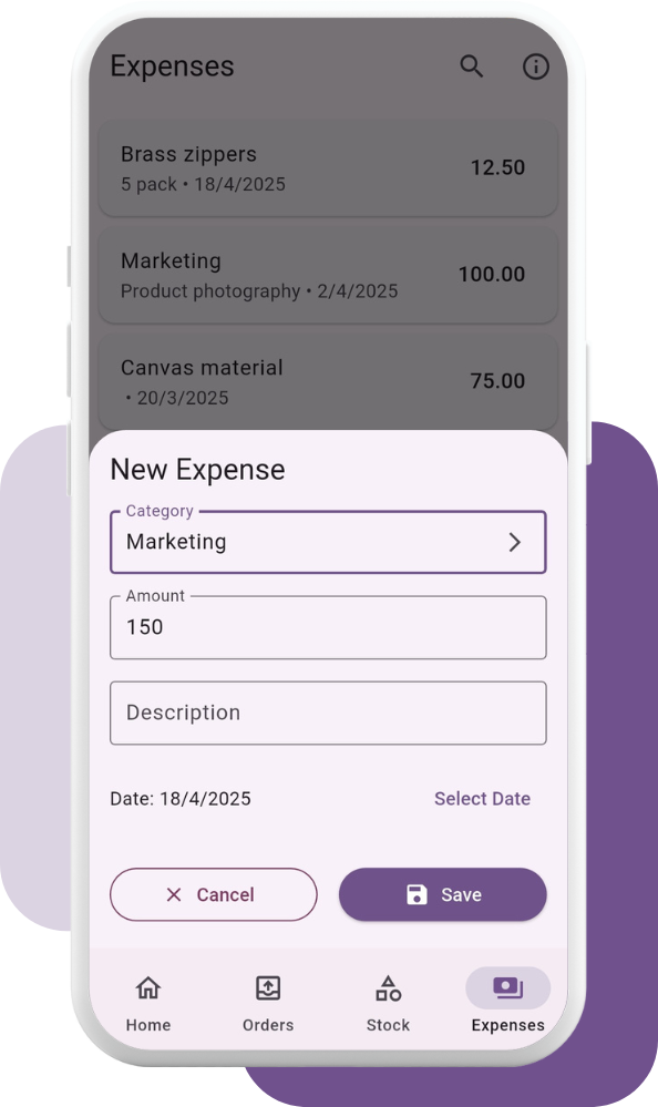 Expenses Management Feature